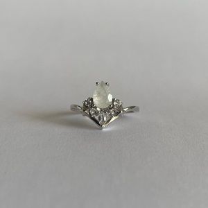 Bisoulovely Diana Ring Size 7.5 in Silver